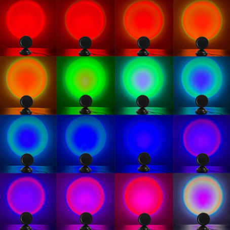 mini sunset projection lamp