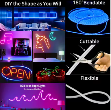 Smart WiFi & Bluetooth LED Strip Light 3M