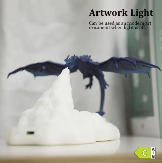 🔥 3D Printed Dragon Lamp