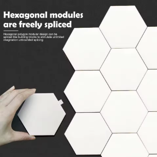 🎮 Smart Hexagon LED Wall Panels 8pcs