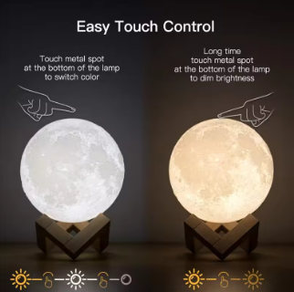 🌕 3D Moon Lamp