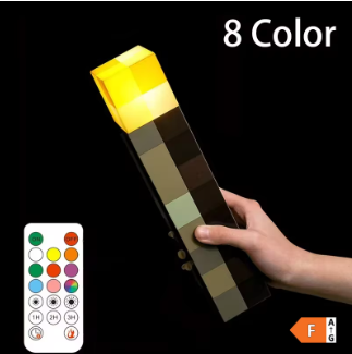 Pixel Torch Lamp