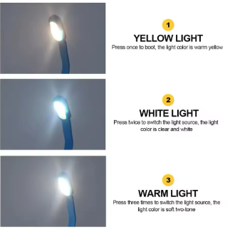 📖 Mini Clip-On LED Reading Light