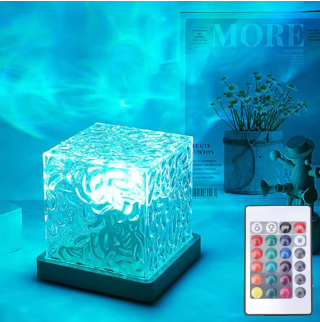 Crystal Cube LED Lamp