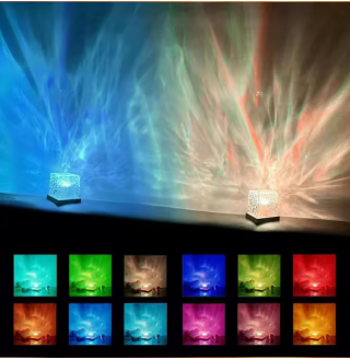 Crystal Cube LED Lamp