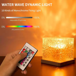 Crystal Cube LED Lamp