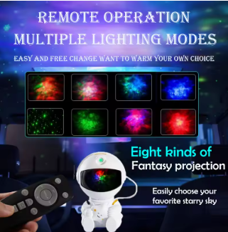 🚀 Astronaut Star Projector