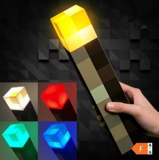Pixel Torch Lamp