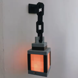 Pixel Lantern Wall Light